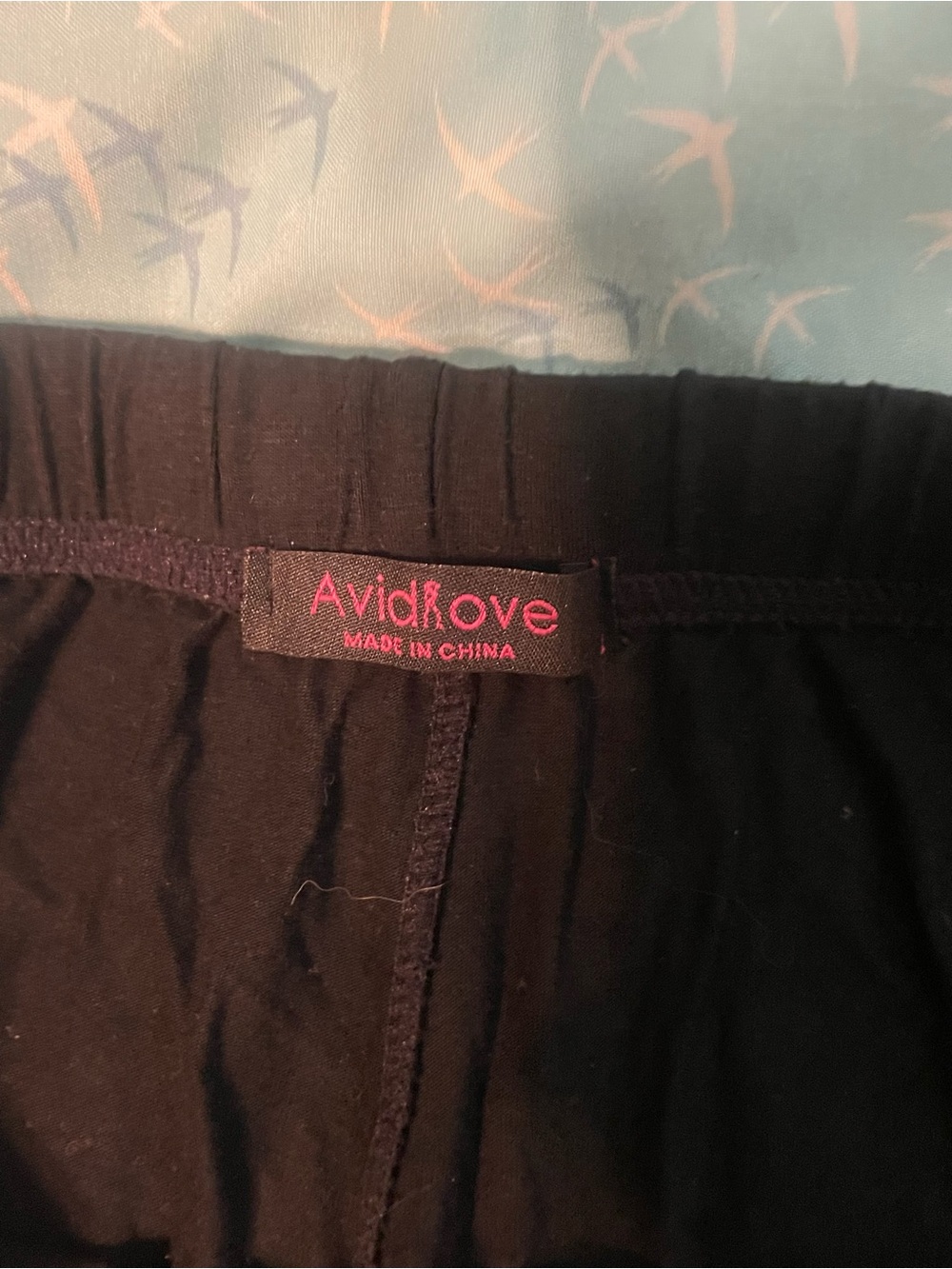 Lace-Trim Sleep Shorts - Red & Black - Picture 7 of 7